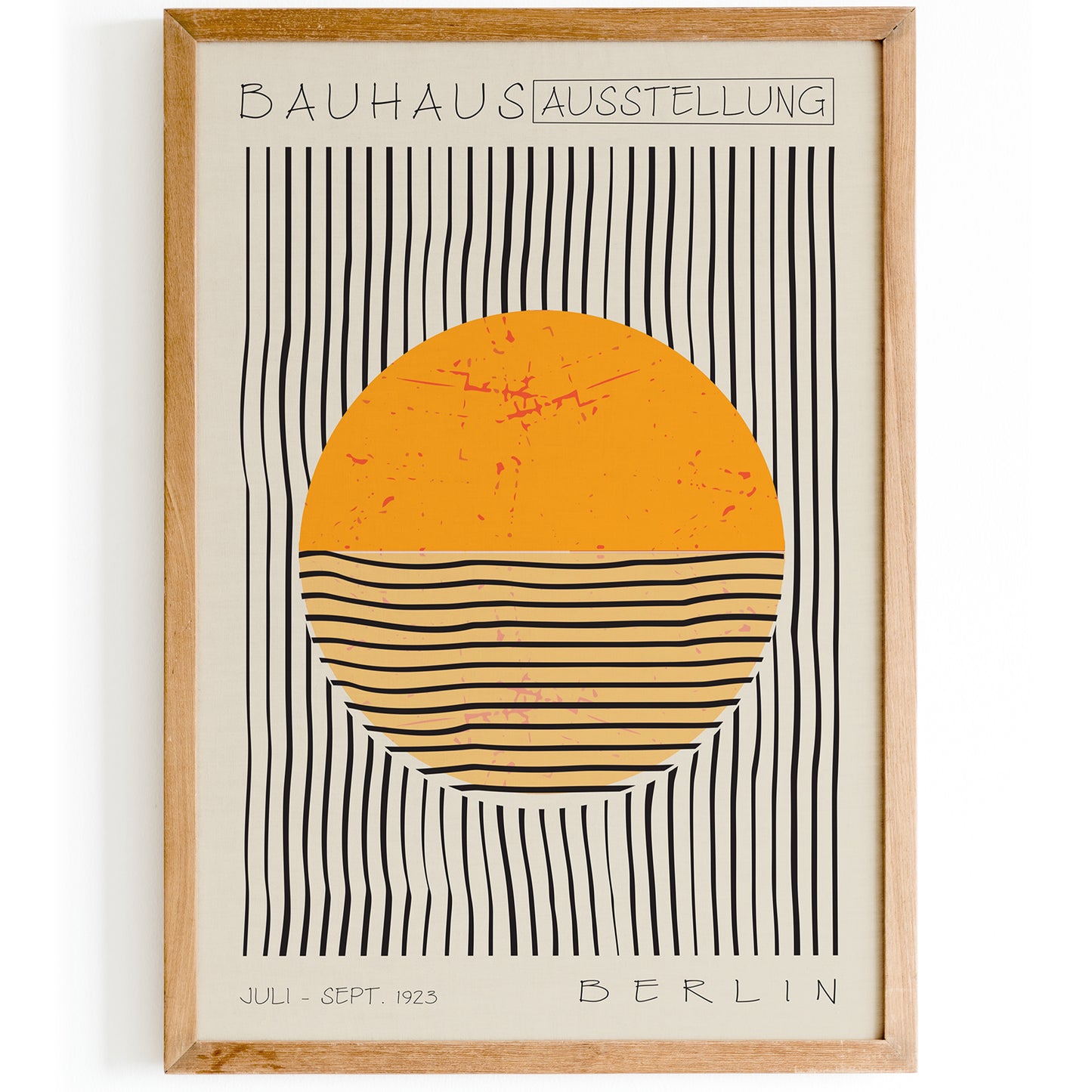 Bauhaus Sunset Berlin Poster