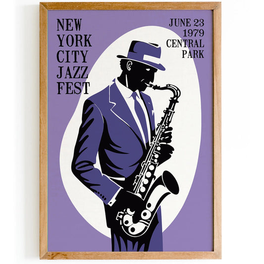 NYC Jazz Fest 1979 Vintage Poster
