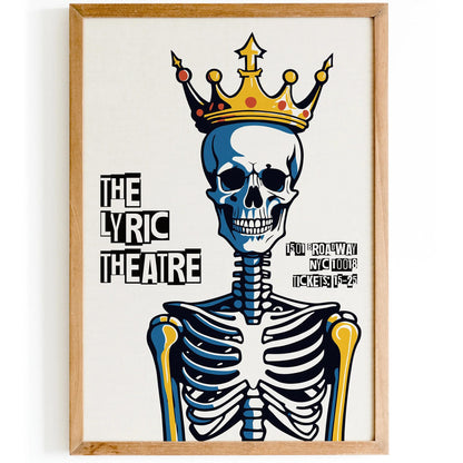 Lyric Theatre Skull Art Print
