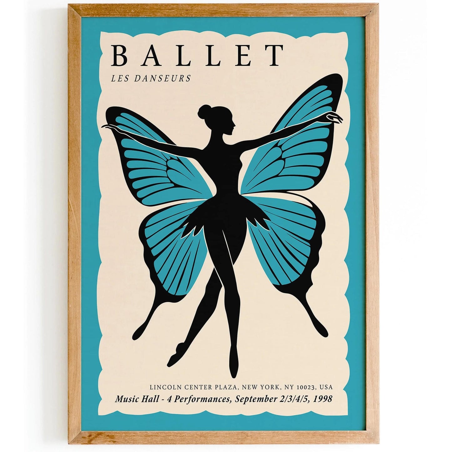 Ballet Blue Music Poster