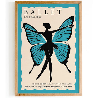 Ballet Blue Music Poster
