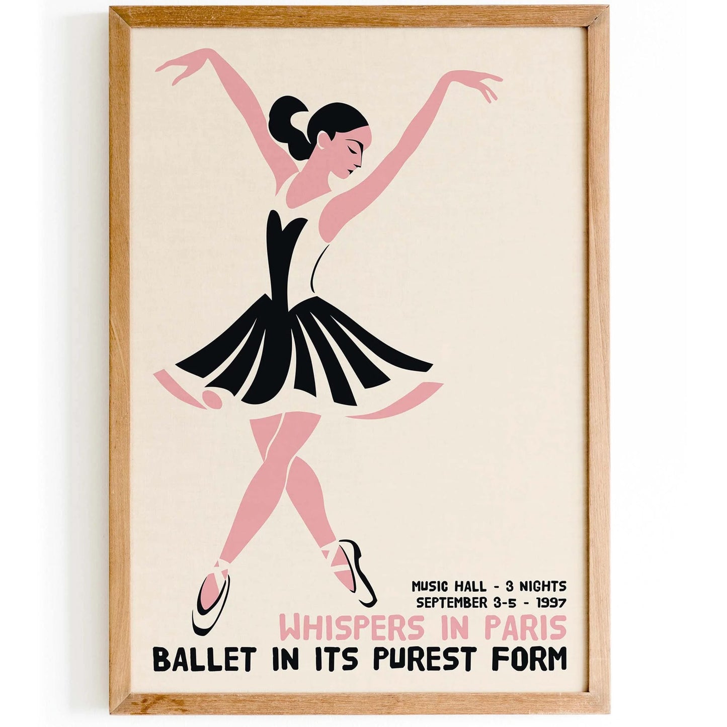 Whispers in Paris Ballet Print