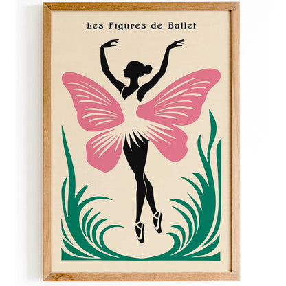 Les Figures de Ballet Nursery Room Poster