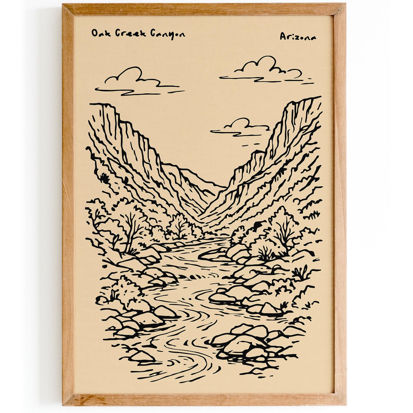 Oak Creek Canyon Arizona Poster