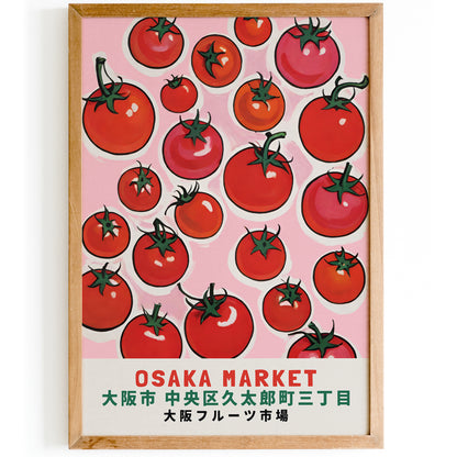 Osaka Market Japanese Poster