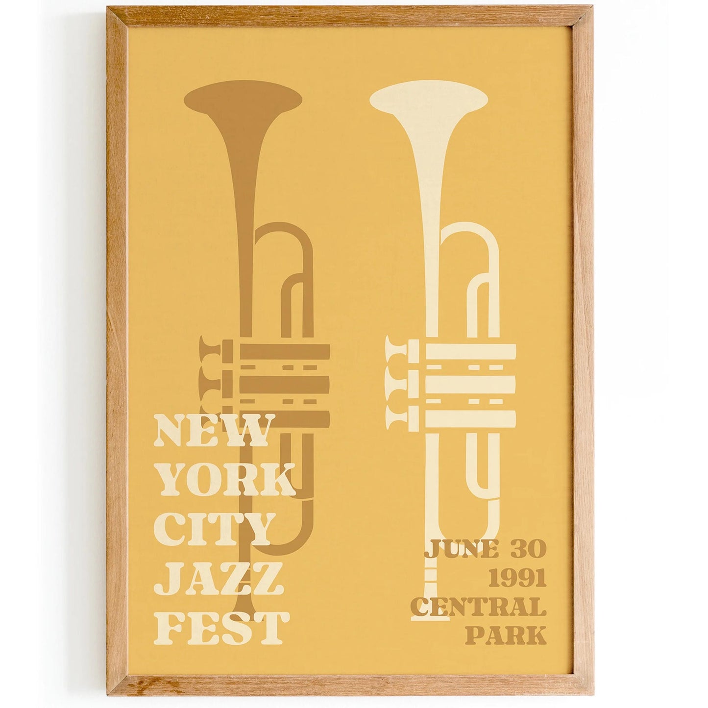 New York Jazz Music Poster Print