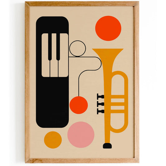 Modern Jazz Art Print - Music Poster 2025