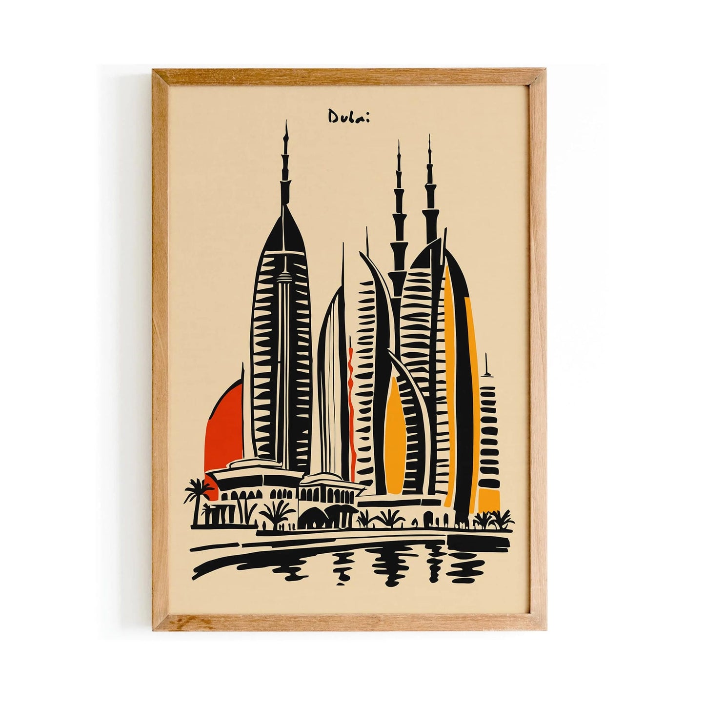 Dubai Architecture Art Print