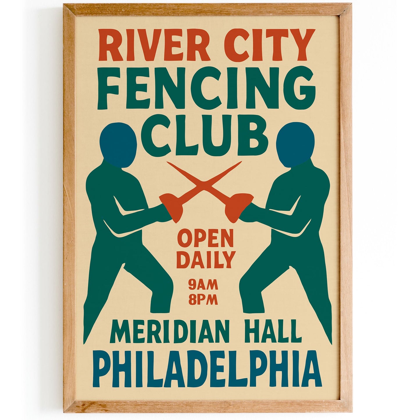 River City Fencing Poster
