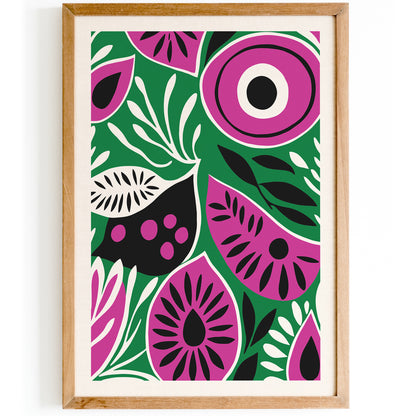 Magenta Aesthetic Eyes Art Print