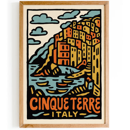 Cinque Terre Travel Poster