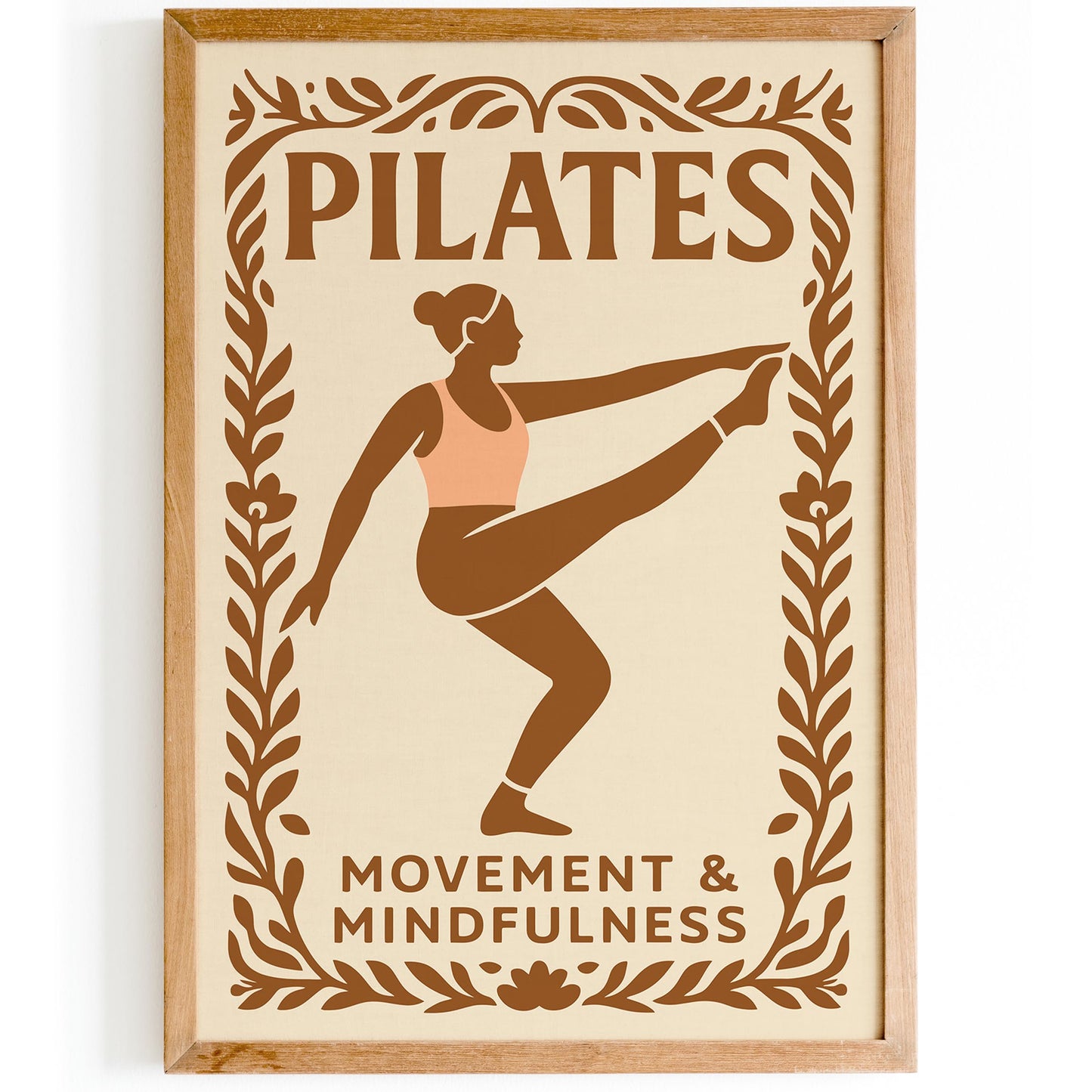 Pilates Movement and Mindfulness Poster