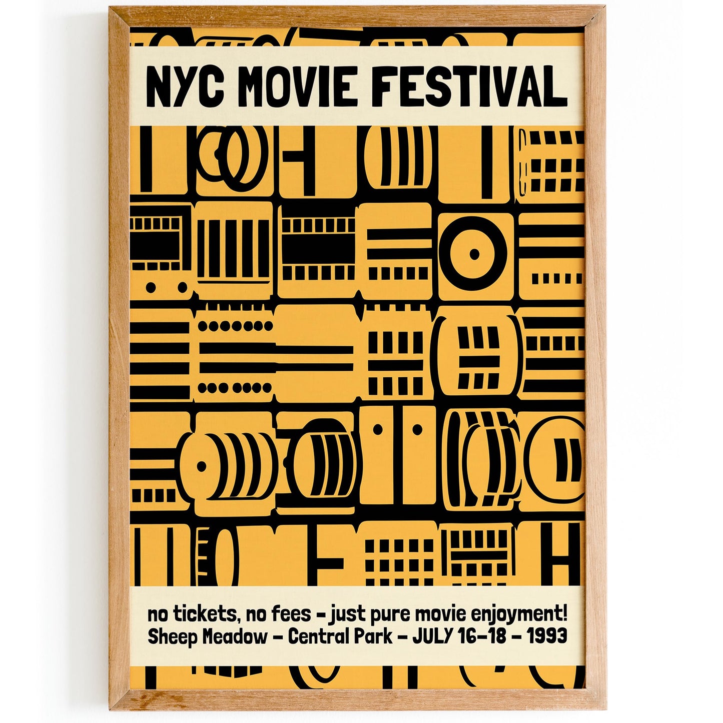 NYC Movie Festival Wall Art