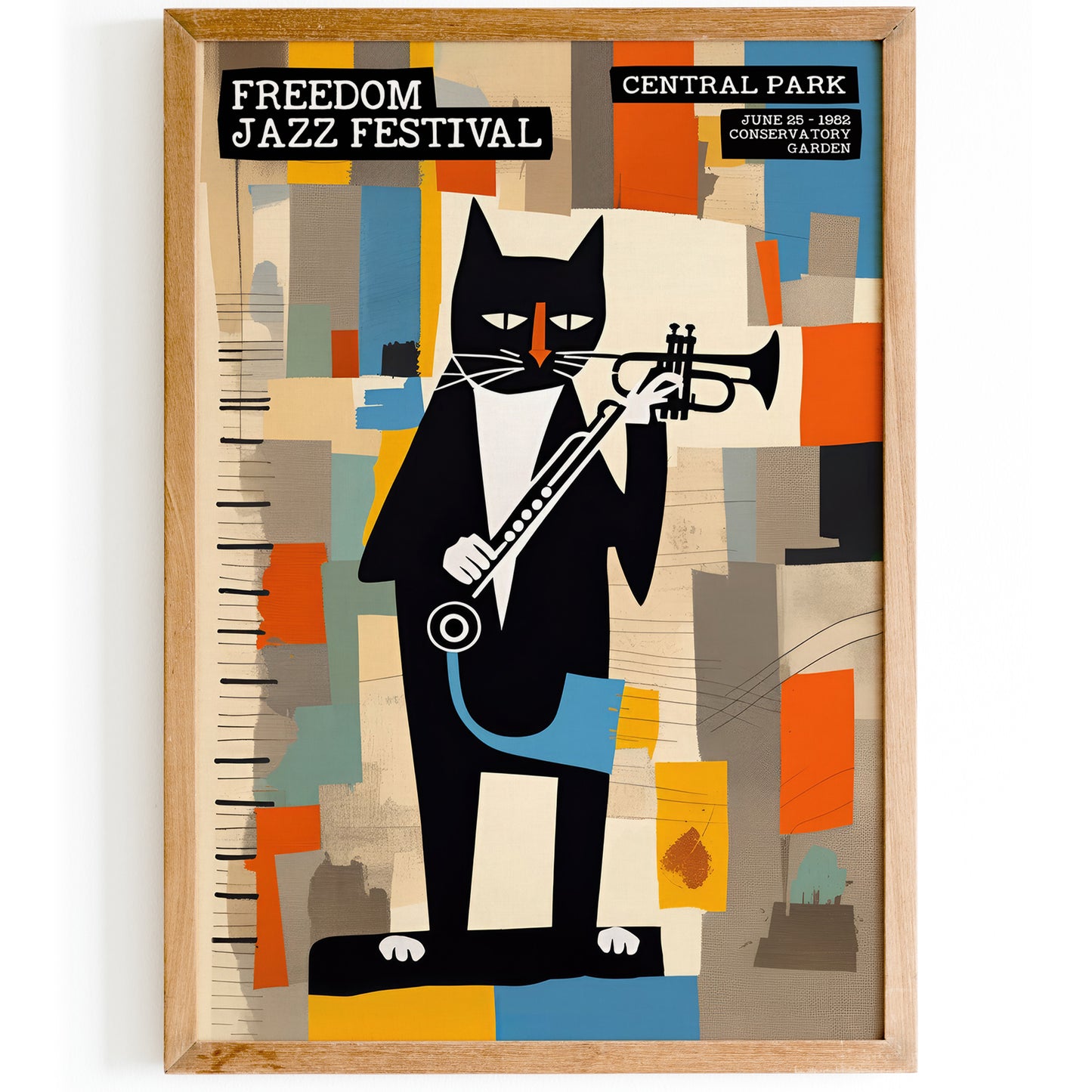 Freedom Jazz Festival 1982 NYC Poster