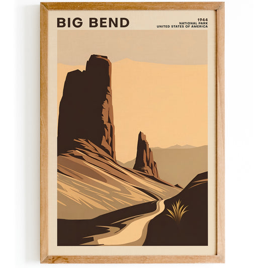 Big Bend National Park Poster Print