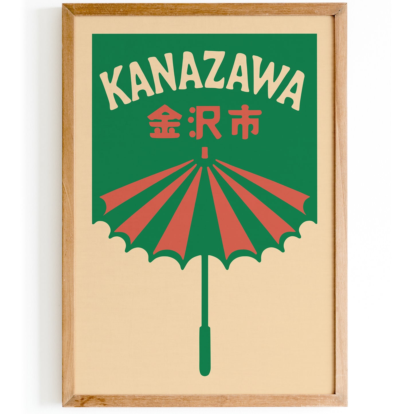 Kanazawa Japanese Travel Poster