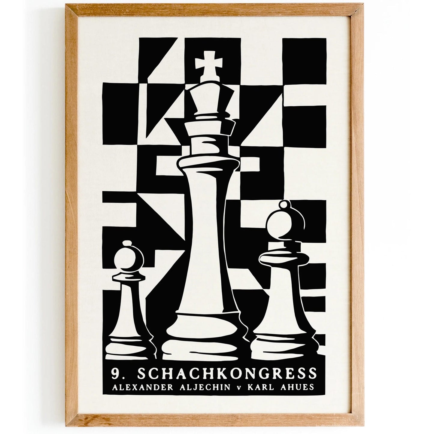 Schachkongress Chess Poster