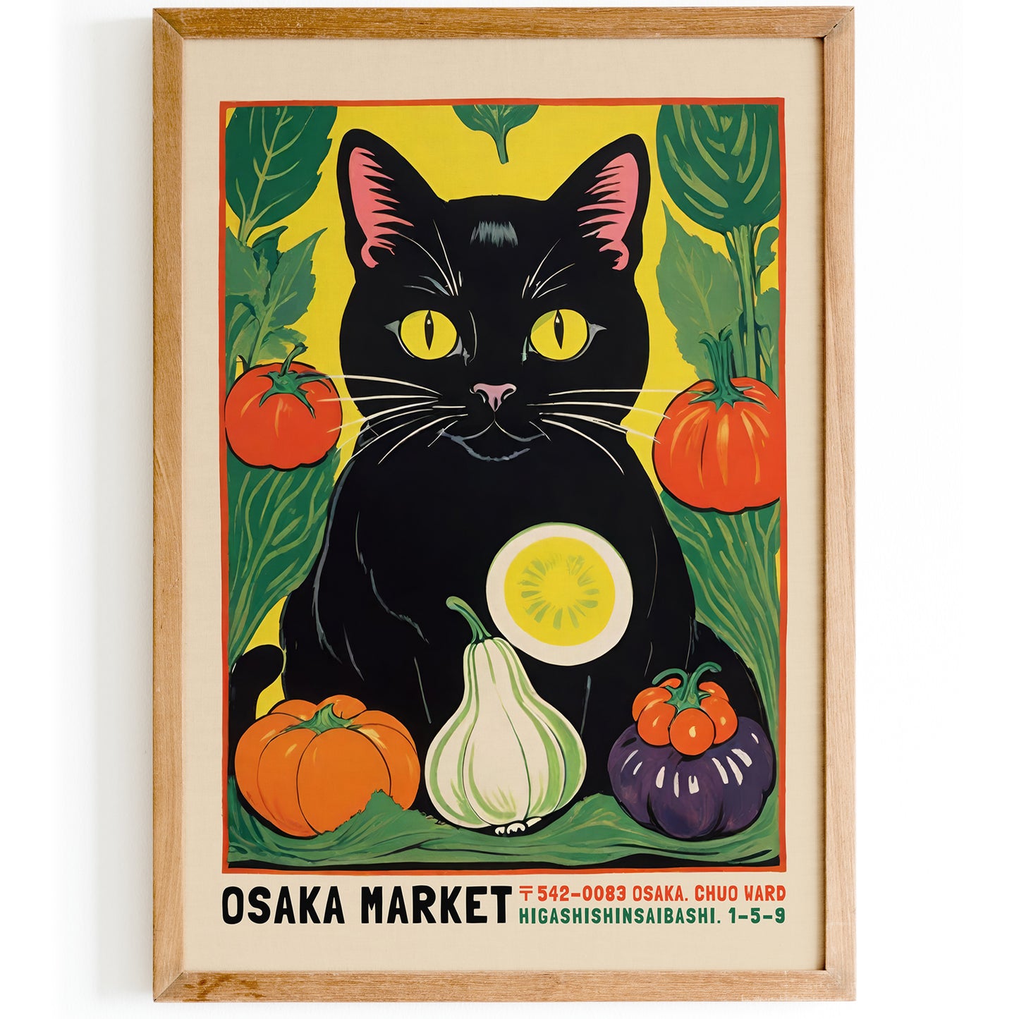 Osaka Market Vintage Poster