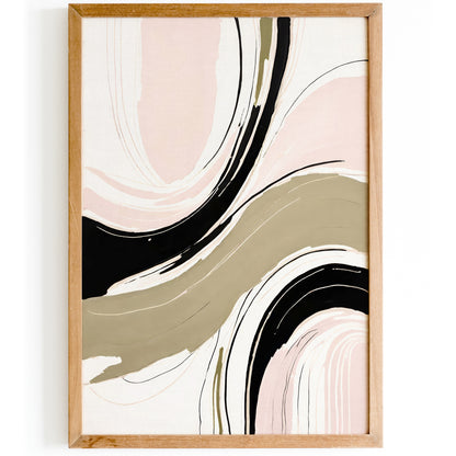 Chic Abstract Wall Art for Trendy Interiors