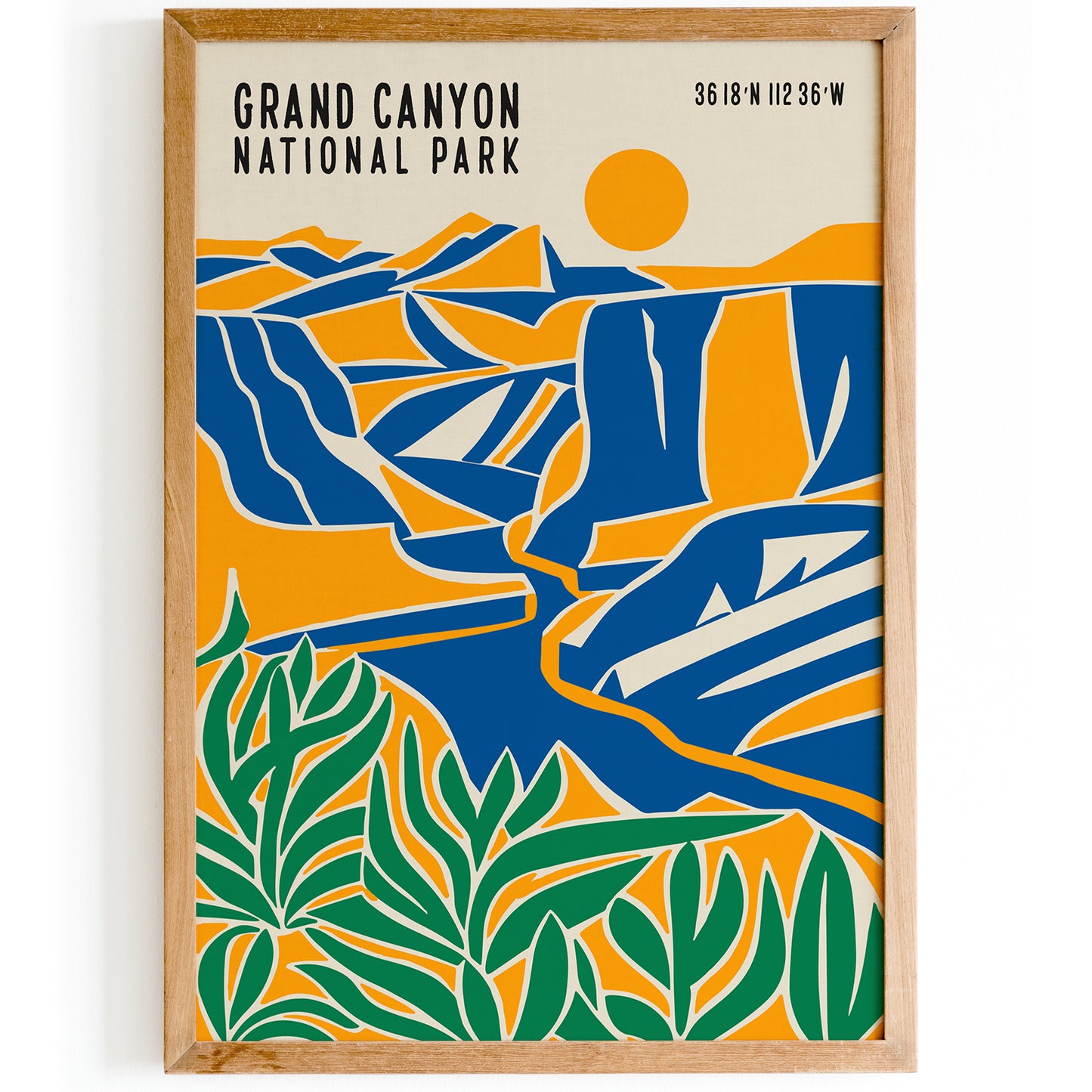 Grand Canyon Retro Travel Poster