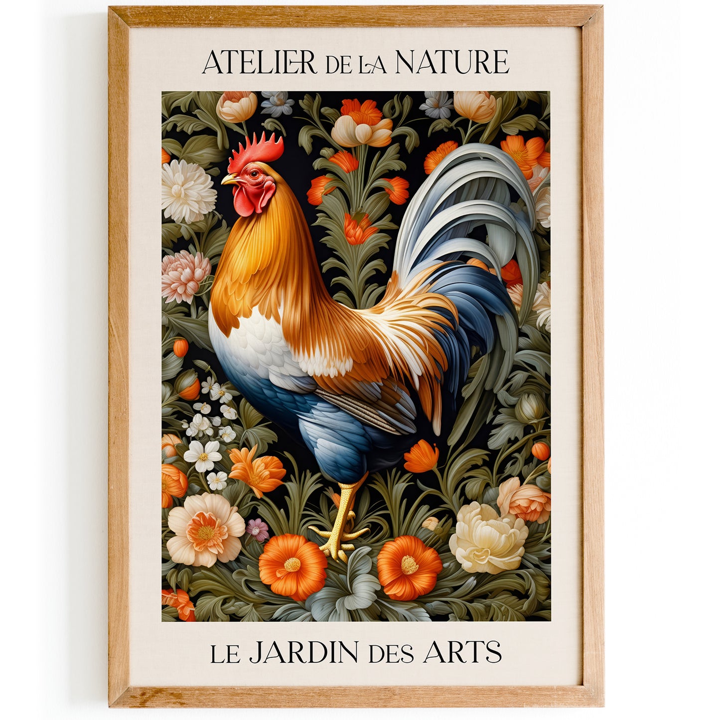 Victorian Rooster Farmhouse Kitchen Wall Decor