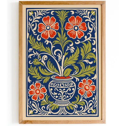 Elegant Floral Cut Outs Poster