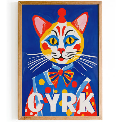 Retro European Circus Poster Print