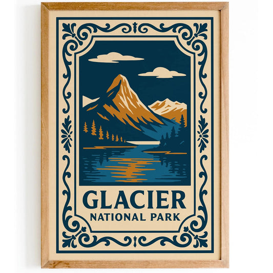 Glacier National Park Poster