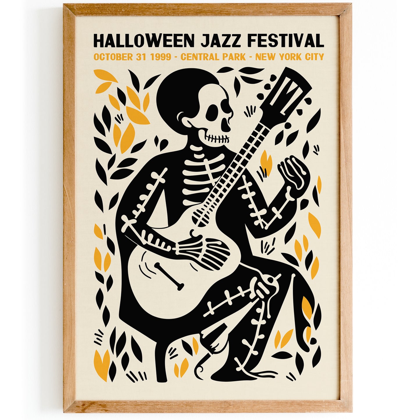 Halloween Jazz Festival Retro Poster