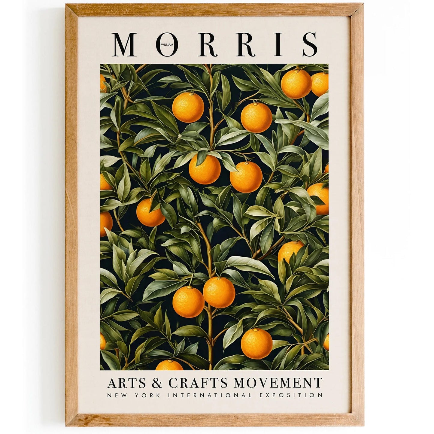 Oranges Morris Botanical Poster