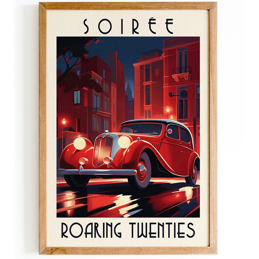 Soiree Retro 20s Poster