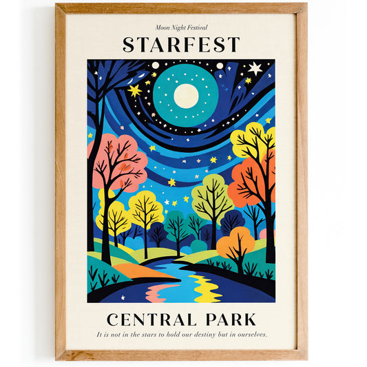 Starnight Festival NYC Art Print Wall Decor