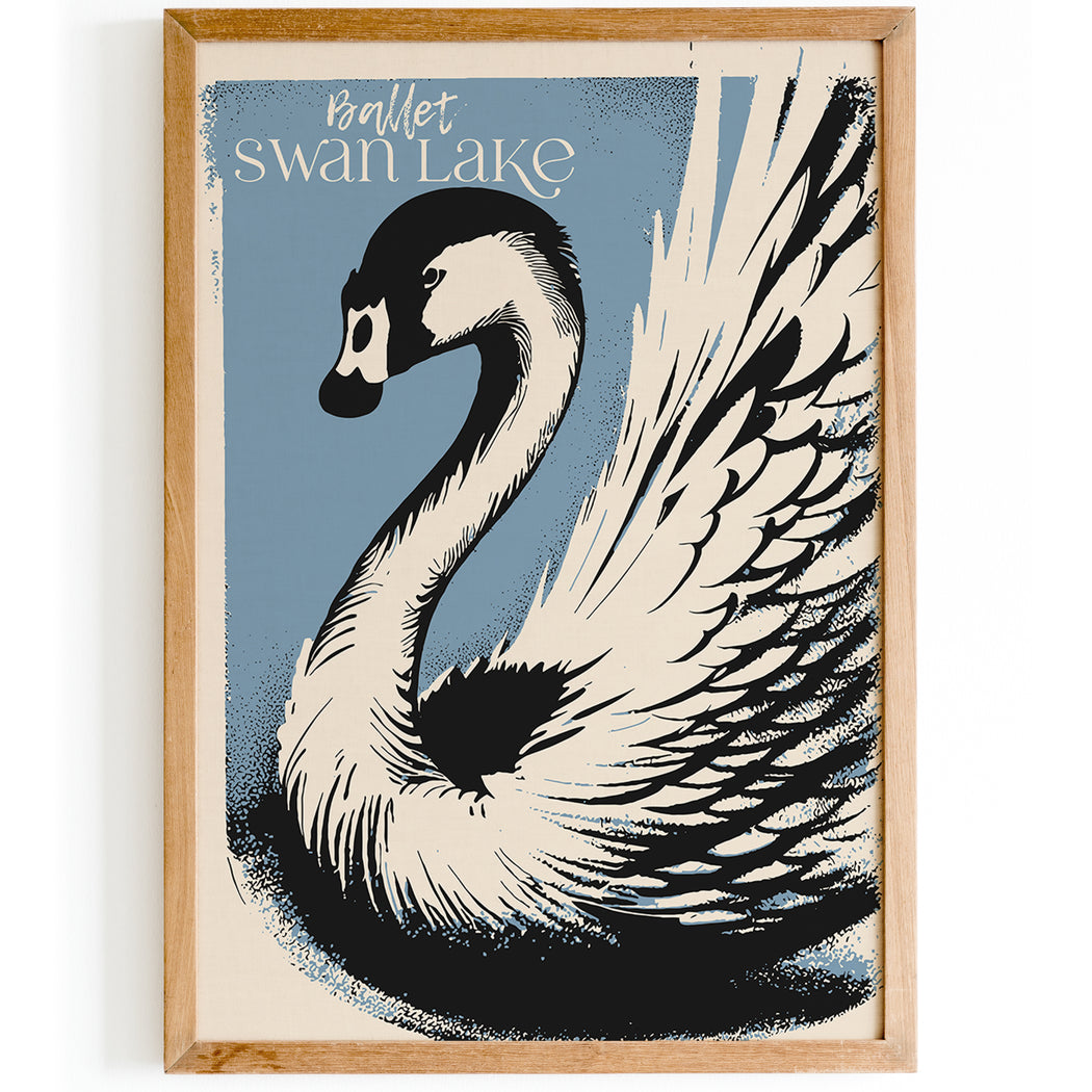 Swan Lake Ballet Poster