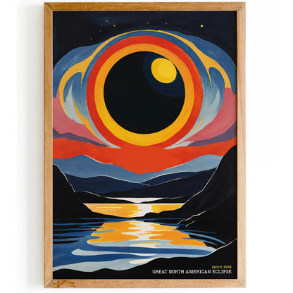 Great North American Eclipse Art Print