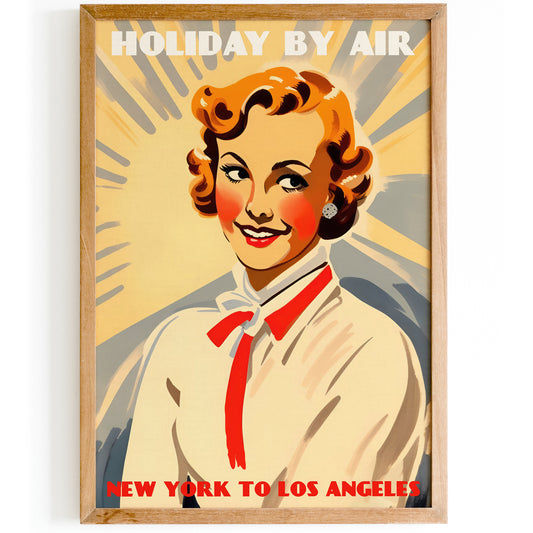 Vintage NY Airline Poster