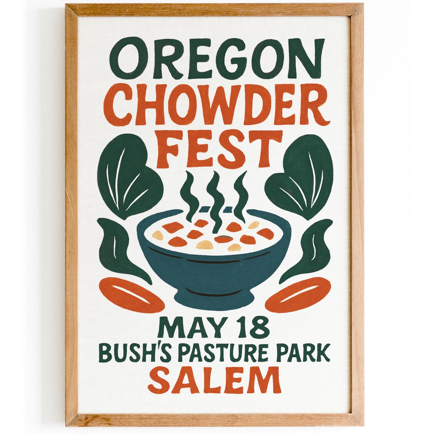 Oregon Chowder Fest Poster