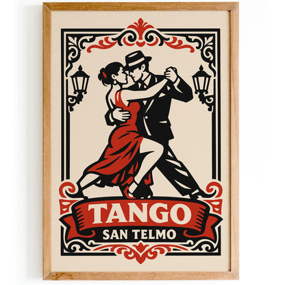 Tango San Telmo Poster