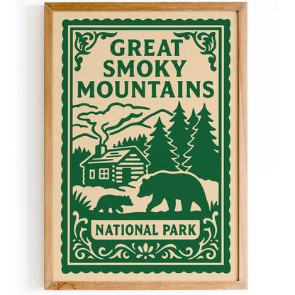 Great Smoky Mountains National Park Poster