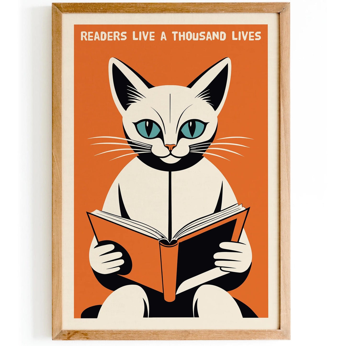 Readers Live a Thousand Lives Cat
