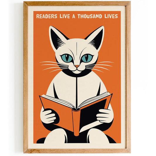 Readers Live a Thousand Lives Cat