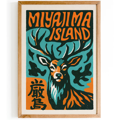 Miyajima Deer Travel Print