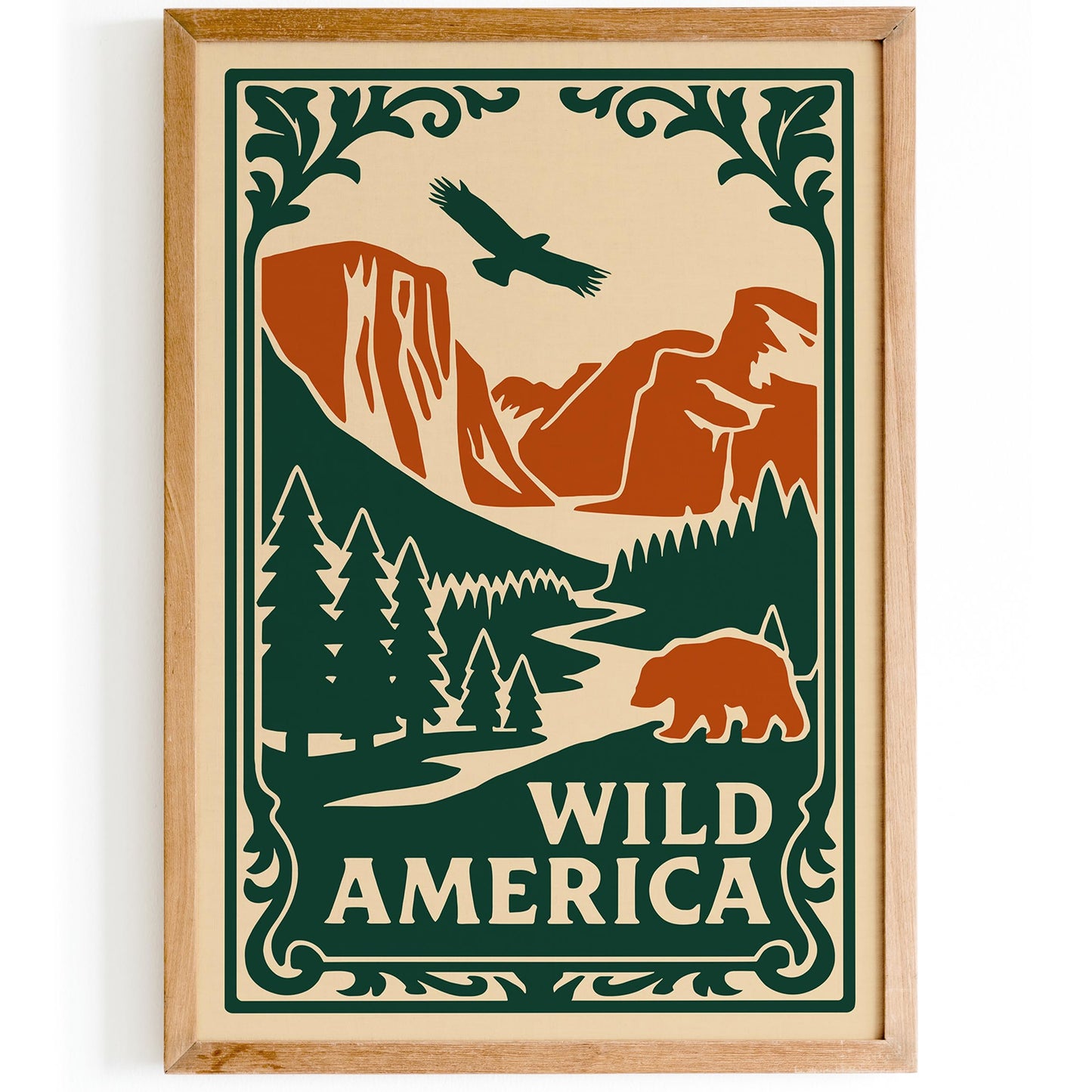 Wild America Wanderlust Nature Wall Art Print