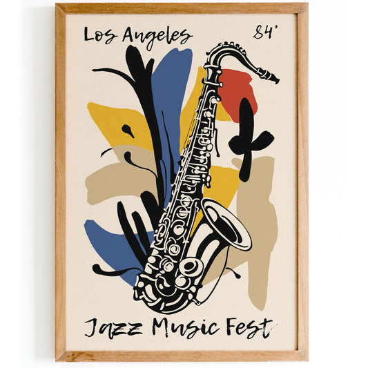 Los Angeles Jazz Music Fest Poster