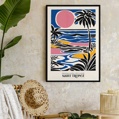 Saint Tropez Travel Holiday Poster