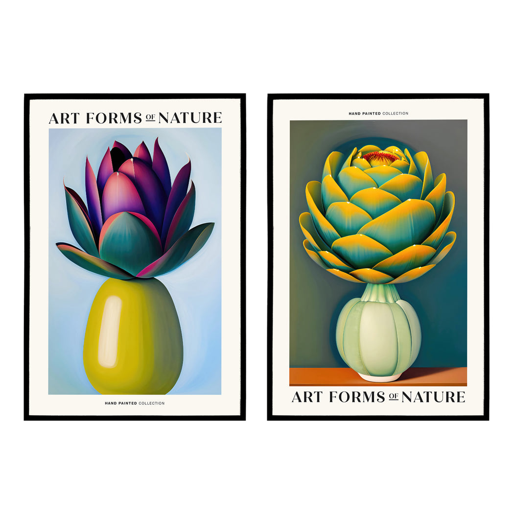Set of 2 Art Forms of Nature Poster