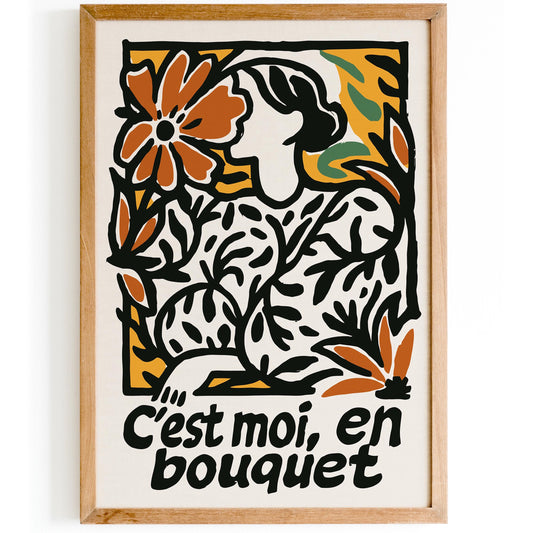 Floral Muse Art Print