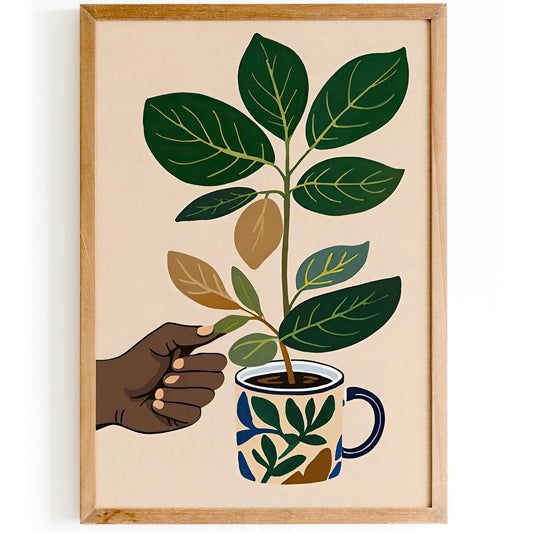 Ground Coffee Wall Art Print