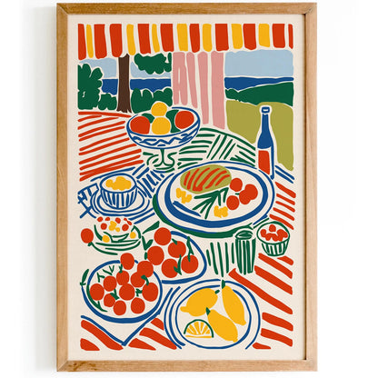 Picnic Italian Art Print 2025