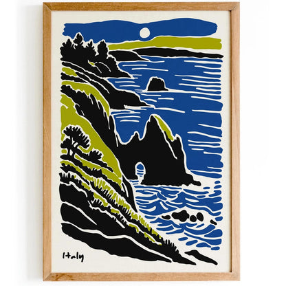 Italy Landscape Poster 2025