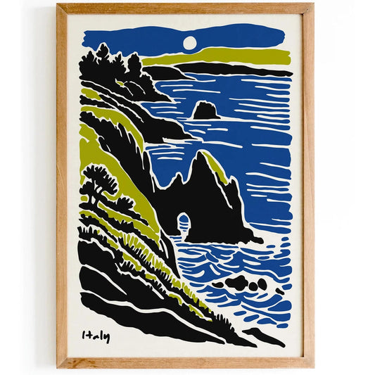 Italy Landscape Poster 2025